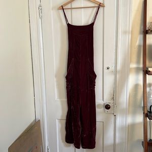 Free people velvet jumper size small
